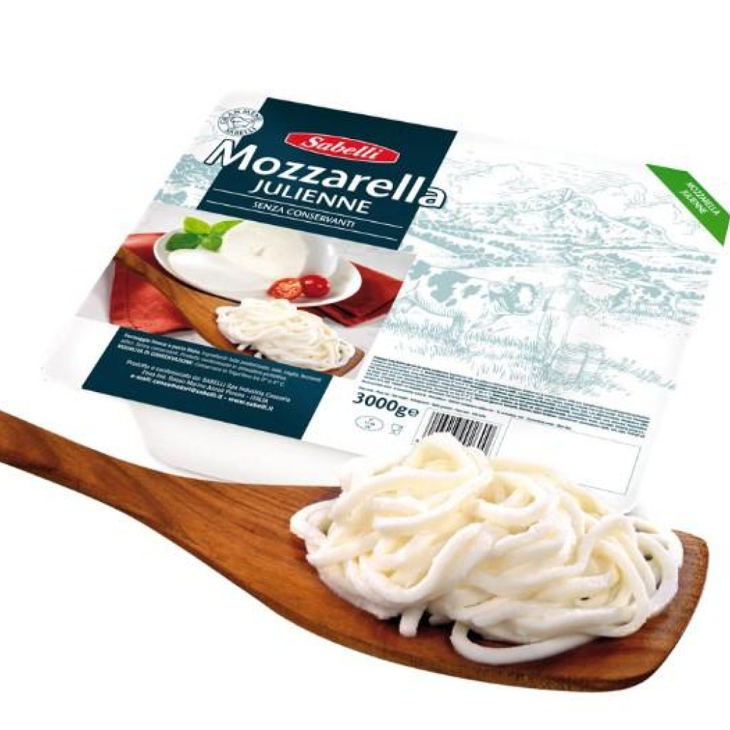 MOZZARELLA JULIENNE 3 KG SABELLI