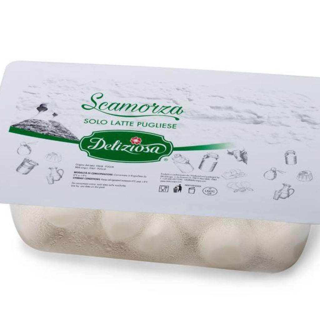 SCAMORZA BIANCA 330 GR 4 PZ X VASC DELIZIOSA