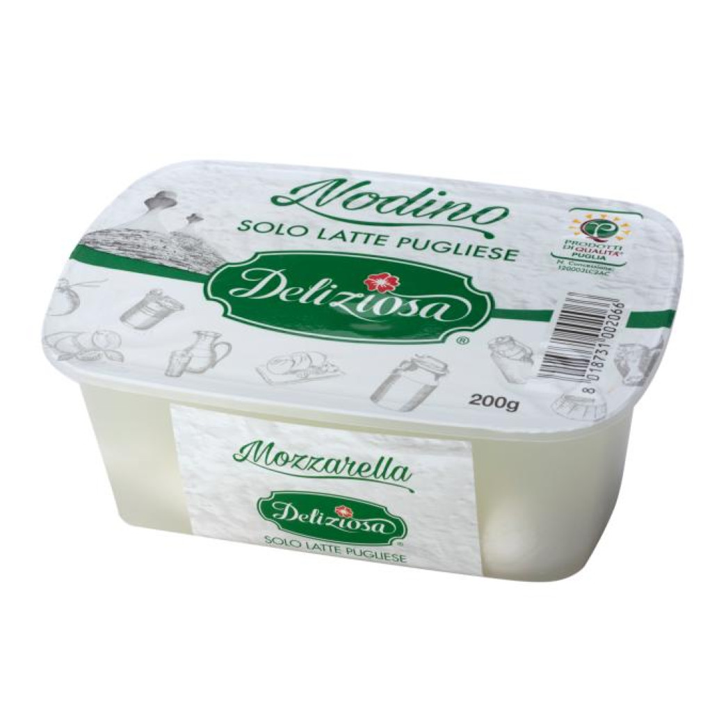 MOZZARELLA NODINO 200 GR VASC 4 PZ X 50 GR DELIZIA