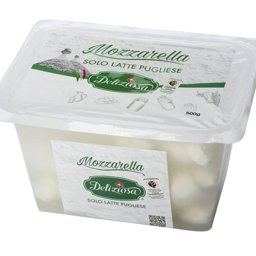 MOZZARELLA OVOLINE 200 GR VASC 12 PZ X 17 GR DELIZIA