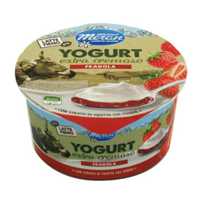 YOGURT DOPPIO STRATO FRAGOLA 150 GR LATTE FIENO