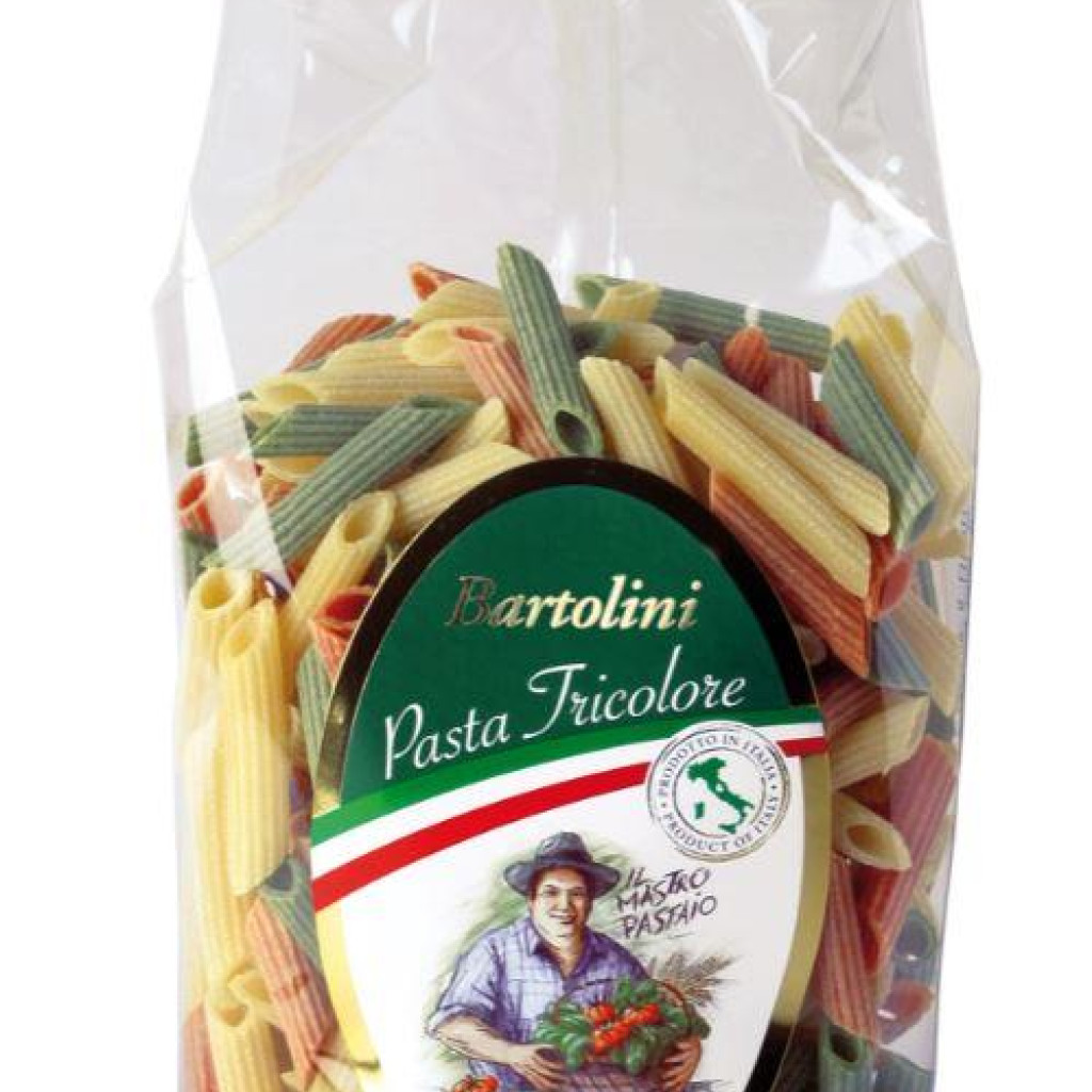 PENNE TRICOLORE PASTA DI SEMOLA DI GRANO DURO