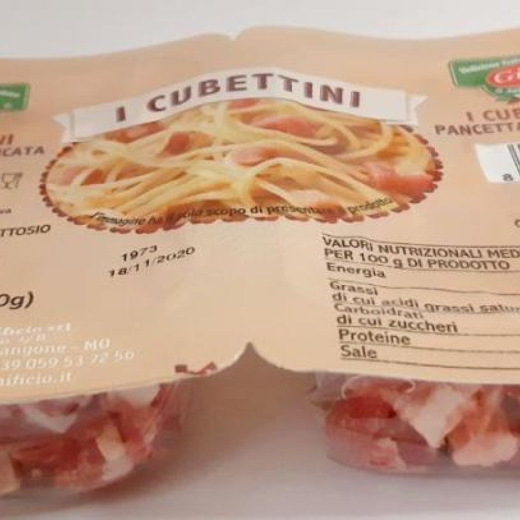 PANCETTA CUBETTI AFFUMICATA 2 X 80 GR AMP