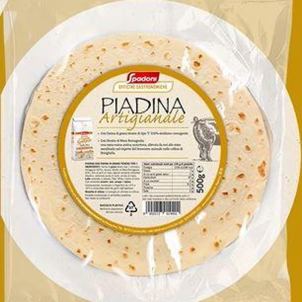 PIADINA CON STRUTTO DI MORA R. 500 GR