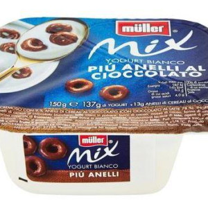 MIX BIANCO ANELLI AL CIOCCOLATO 150 GR