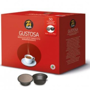 GUSTOSA 50 caps L. + TAZZA