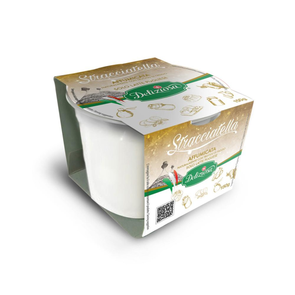 STRACCIATELLA AFFUM. BICC.150 GR X8 PZ DEL.