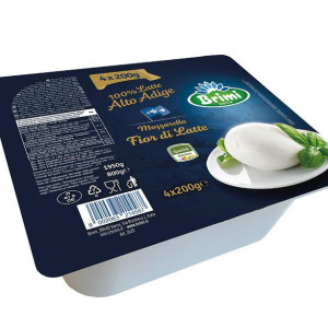 MOZZARELLA PALLA 4 X 200 GR VASC F.D.L.