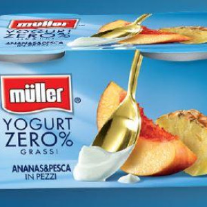 YOGURT MAGRO 0% ANANAS / PESCA 2 X 125 GR