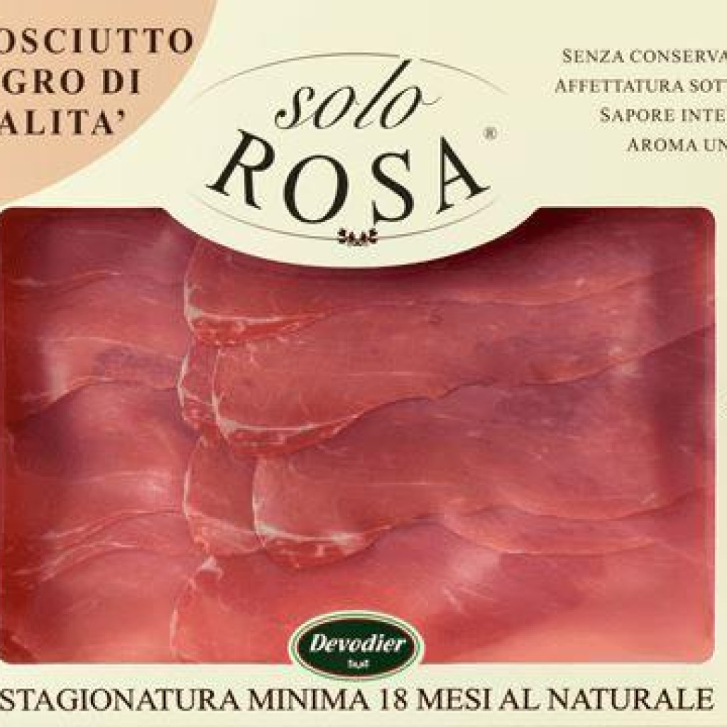 PROSCIUTTO SOLO ROSA 18M VASCHETTA