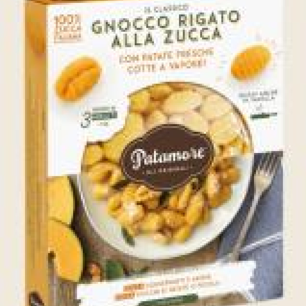 GNOCCHI FRESCHI DI PATATE ALLA ZUCCA RIGATI 400 GR